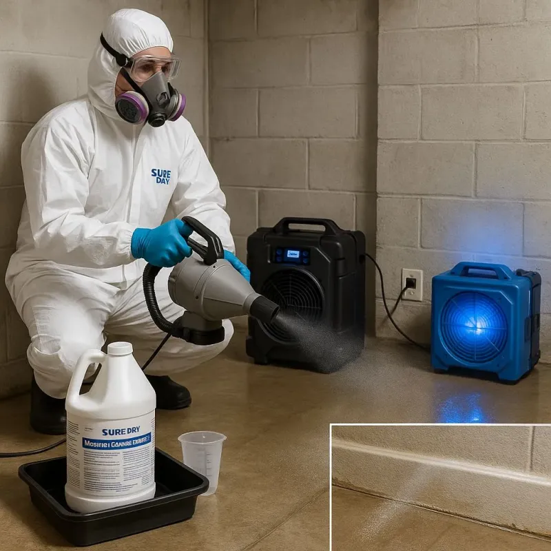 Sanitization and Odor Removal process in Nicoma Park, OK
