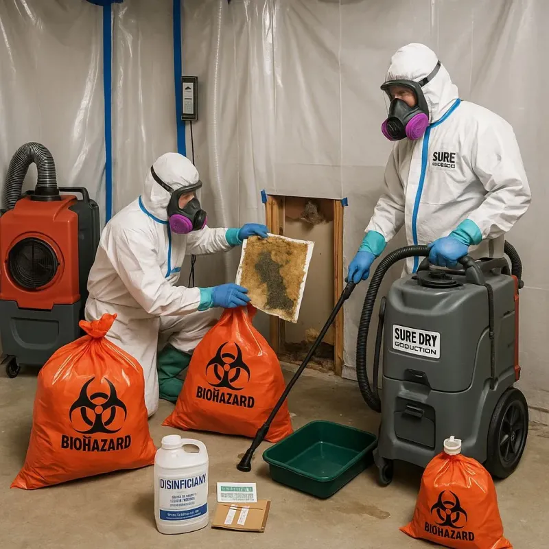 Contaminated Water Handling Protocols process in Nicoma Park, OK